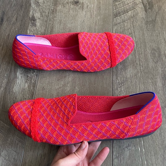 Rothy's Shoes - Rothy's The Loafer Pomegranate Grid 10 Retired NEW